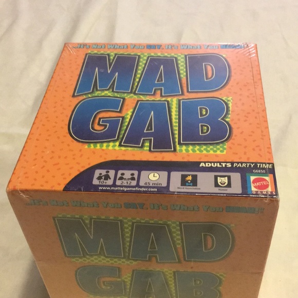 Mattel Other - MAD GAB An Adult Party Game NEW What Did You Hear?